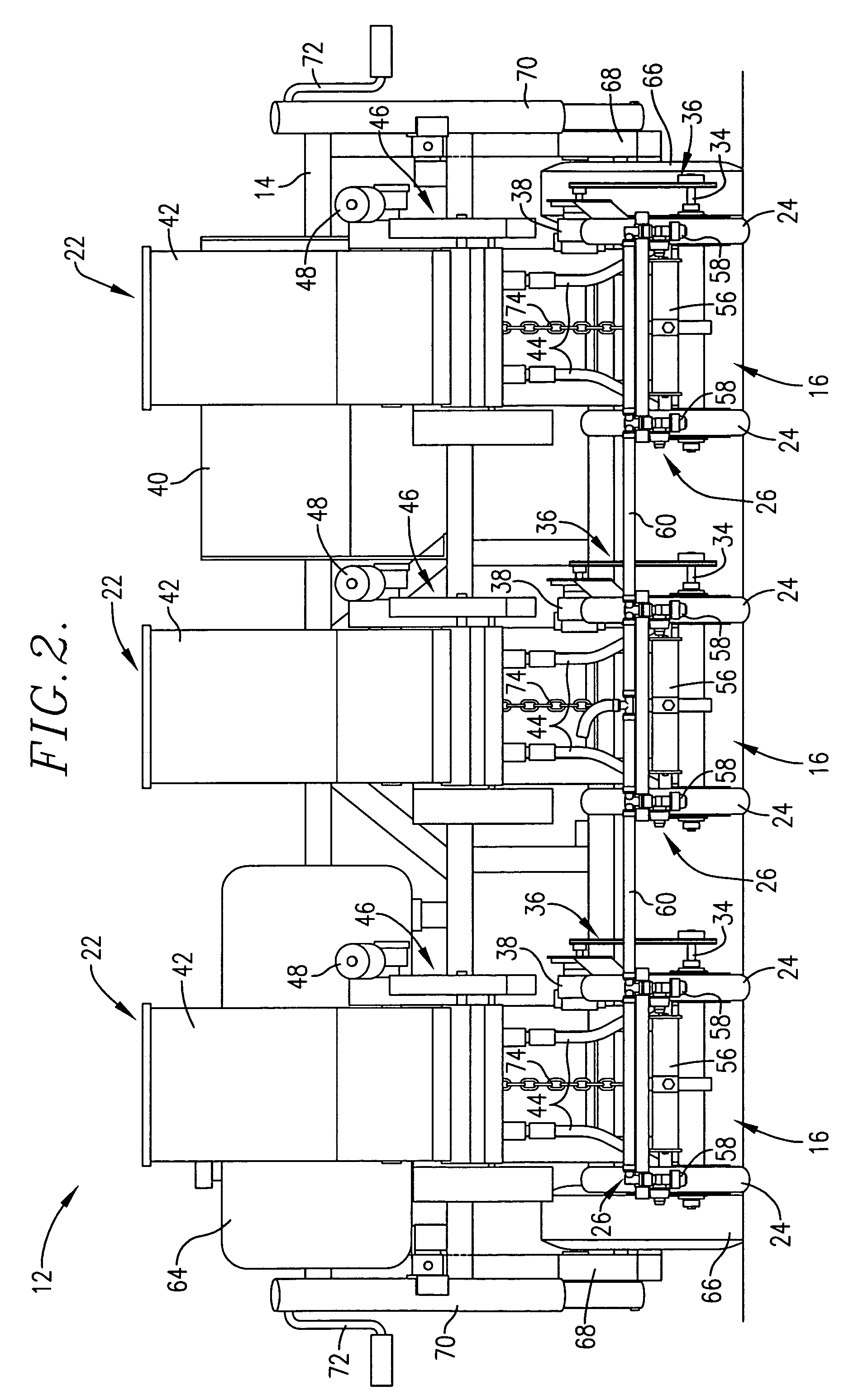 Method and equipment for interseeding an area of ground to convert the existing vegetation or to improve the quality of the existing vegetation