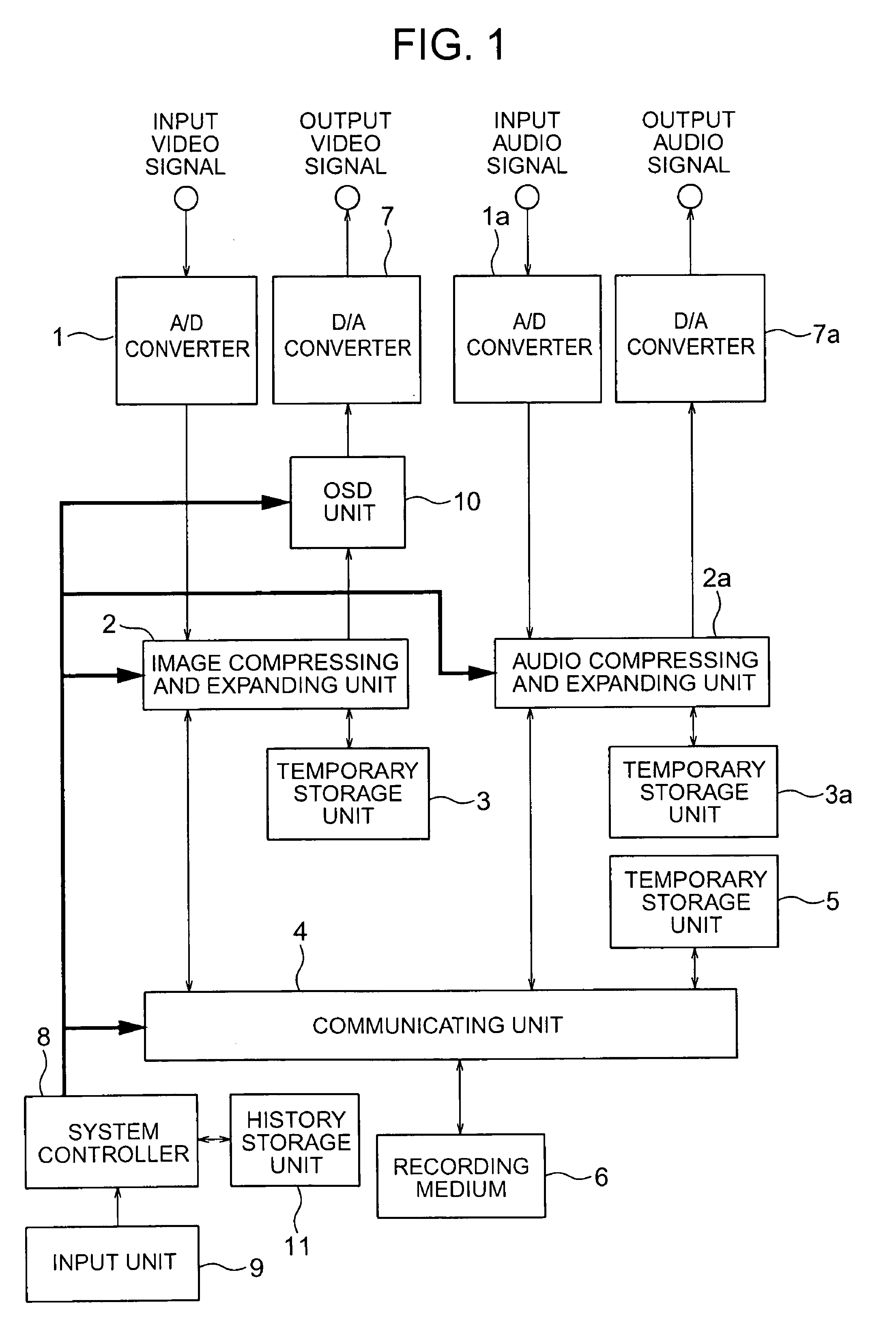 Image and audio recording apparatus