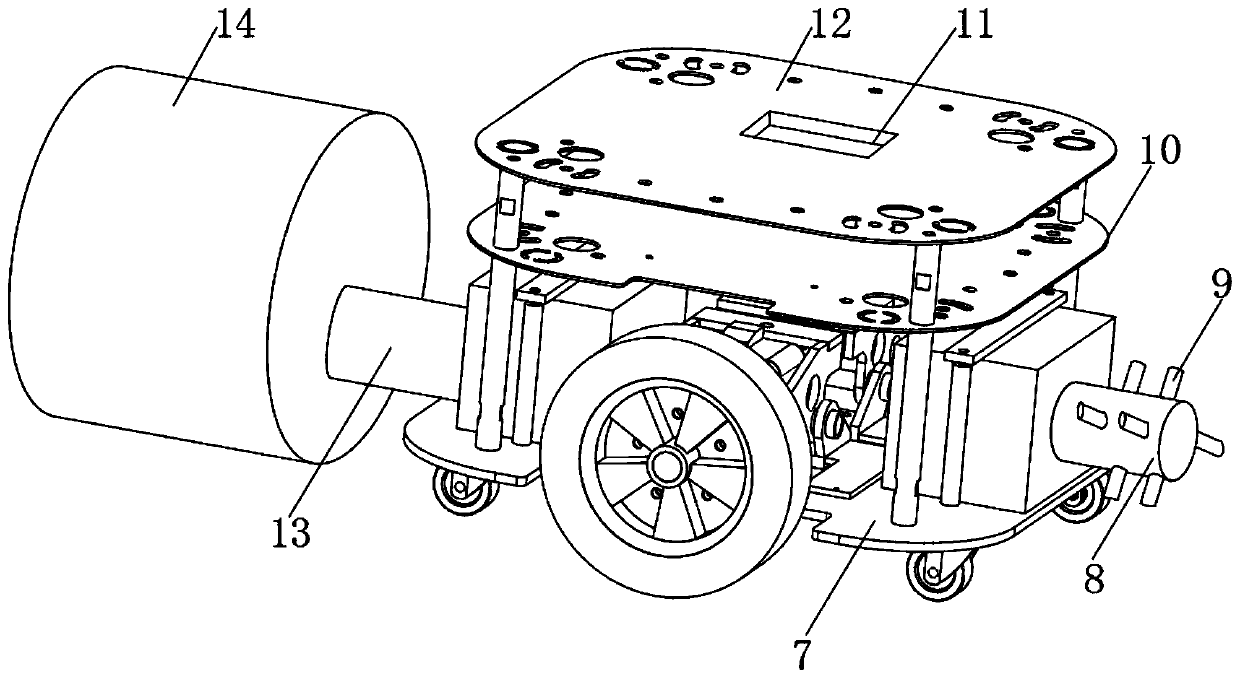 An online hollow cable and its diameter expanding mechanism for processing