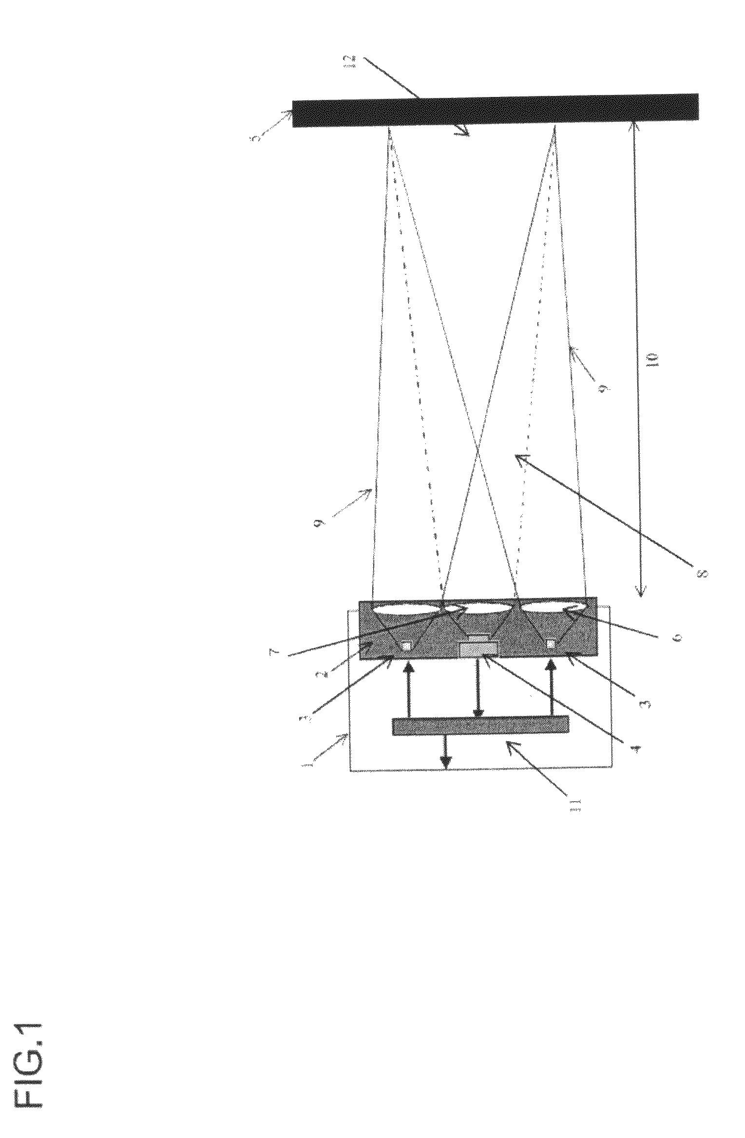 Optical device for motor vehicles, for detecting the condition of the road surface