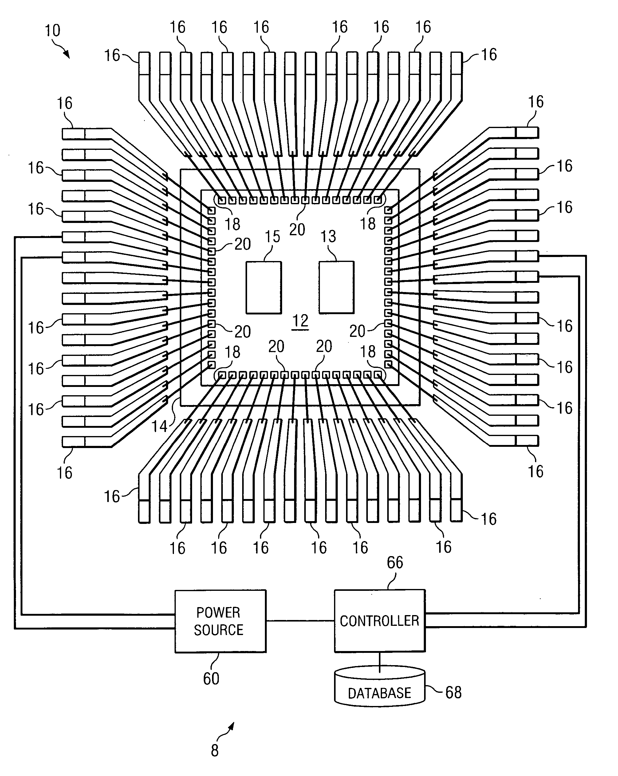 Method for the thermal testing of a thermal path to an integrated circuit