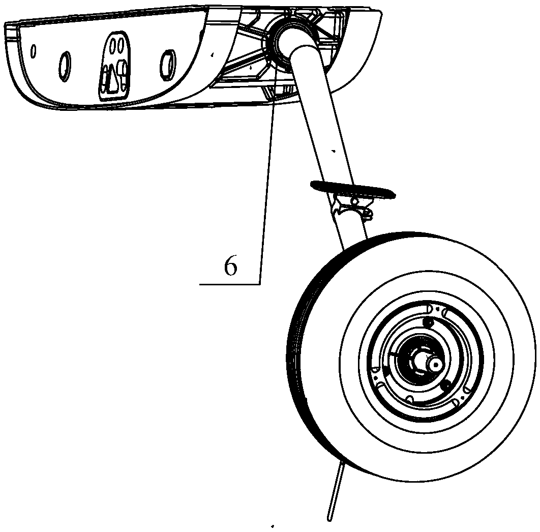 Main landing gear of airplane