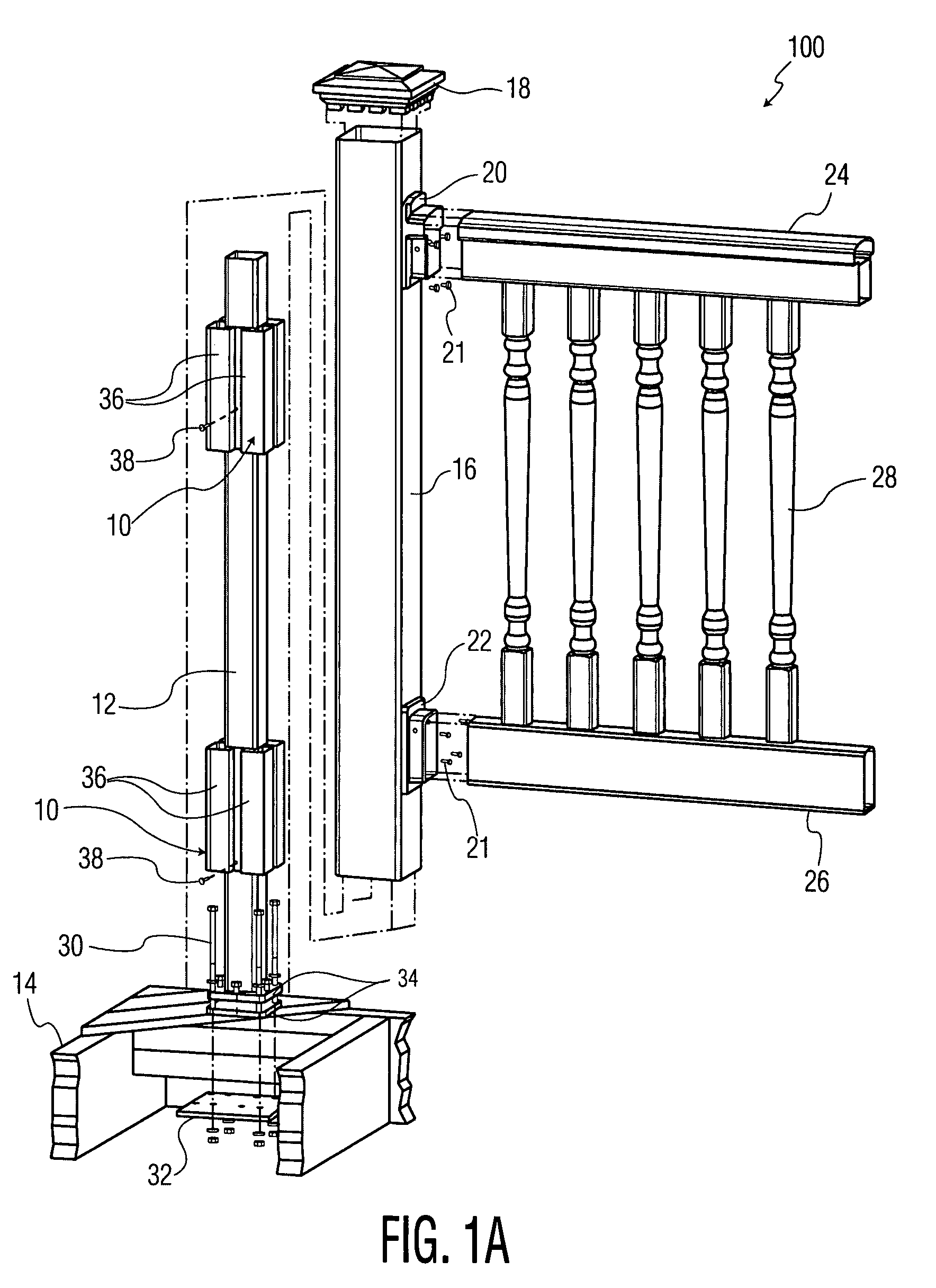 Apparatus and method for post mount guide