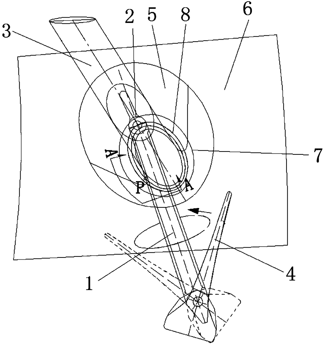 A test method for anchor lip in anchor pull test