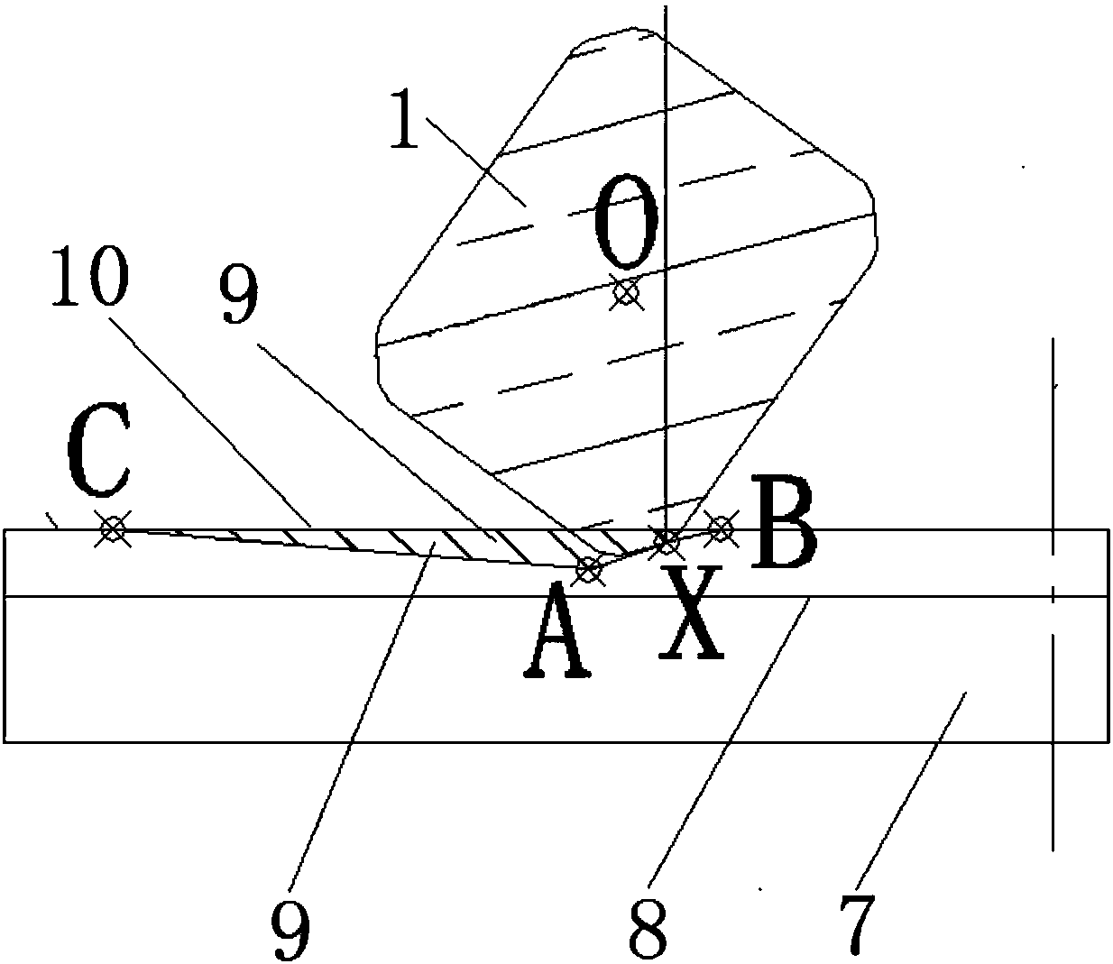 A test method for anchor lip in anchor pull test