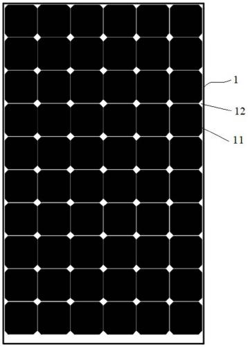 Patterned photovoltaic backplate and preparation method thereof