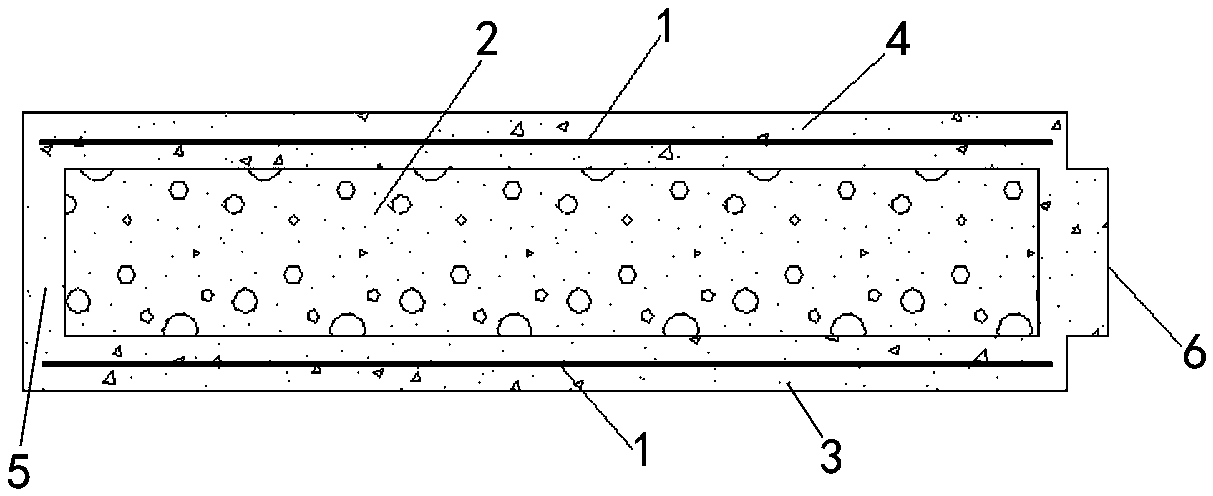A glass fiber reinforced cement composite thermal insulation wallboard and its manufacturing method