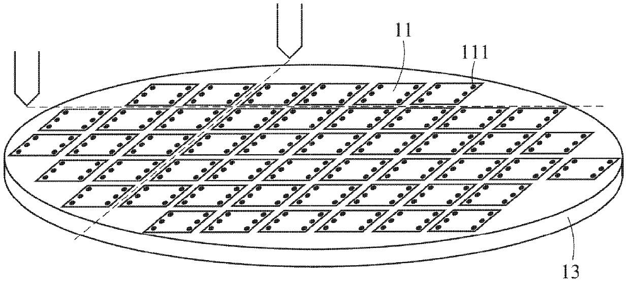 Structure of stacking chips and method for manufacturing the same