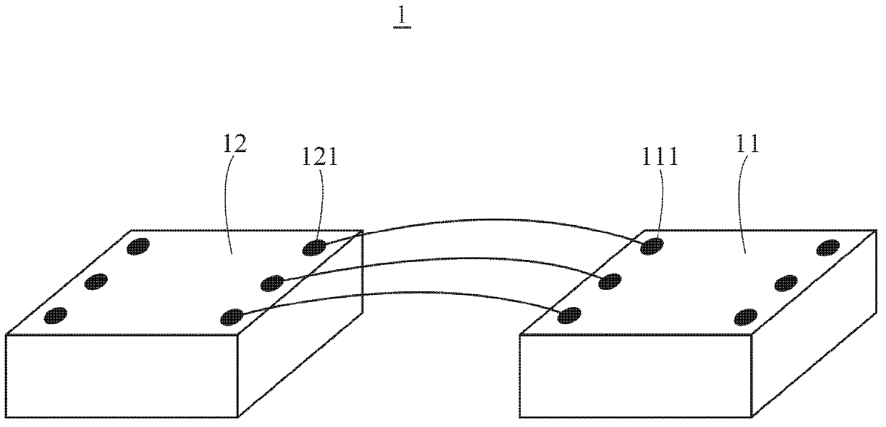 Structure of stacking chips and method for manufacturing the same