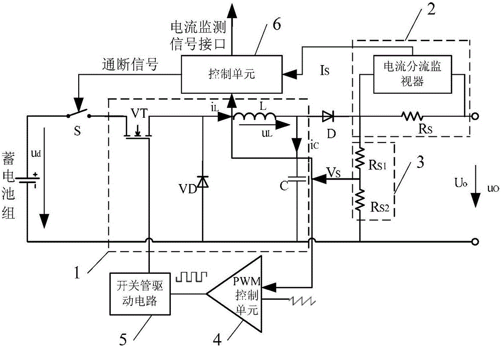 Storage battery discharge adjuster of all-adjusted bus-type satellite power supply