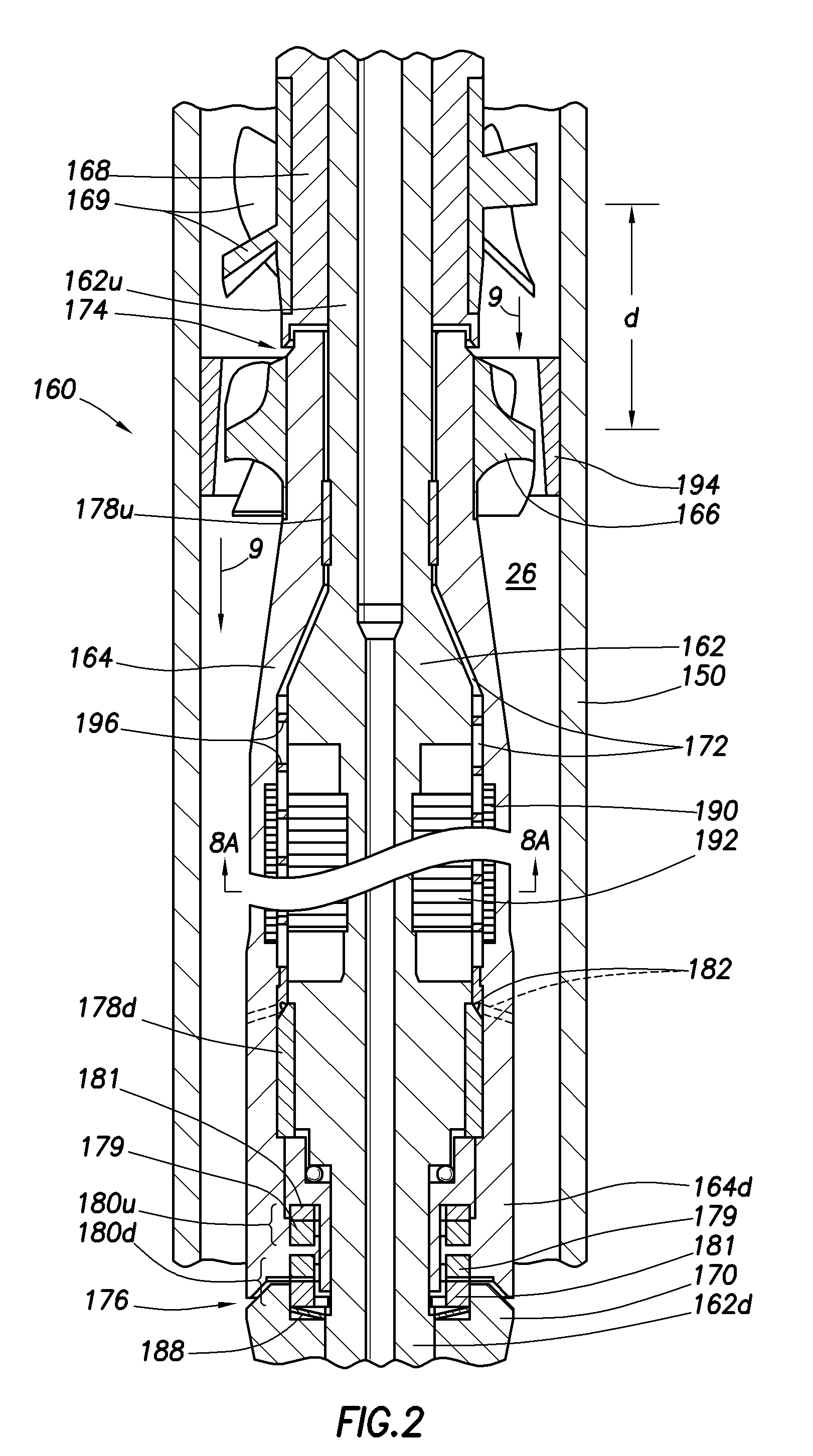 Apparatus and method for generating electrical power in a borehole
