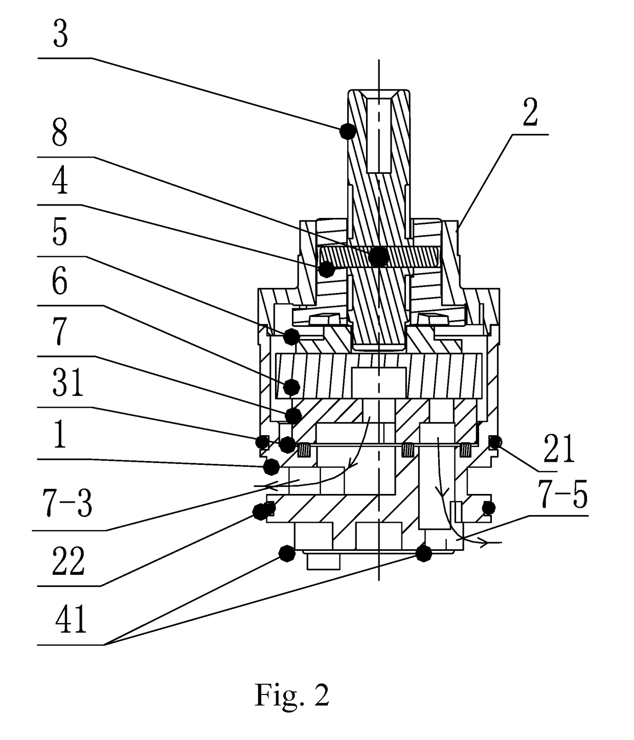 Multi-function valve core with drinking water control function