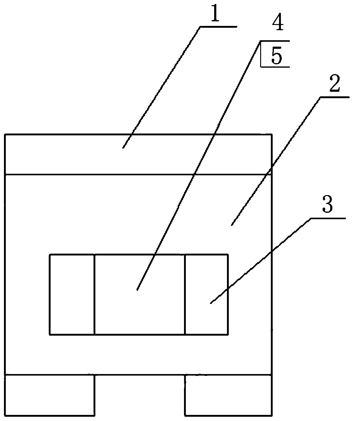 Light guide layer of air light guide plastic flash detector and manufacturing method thereof