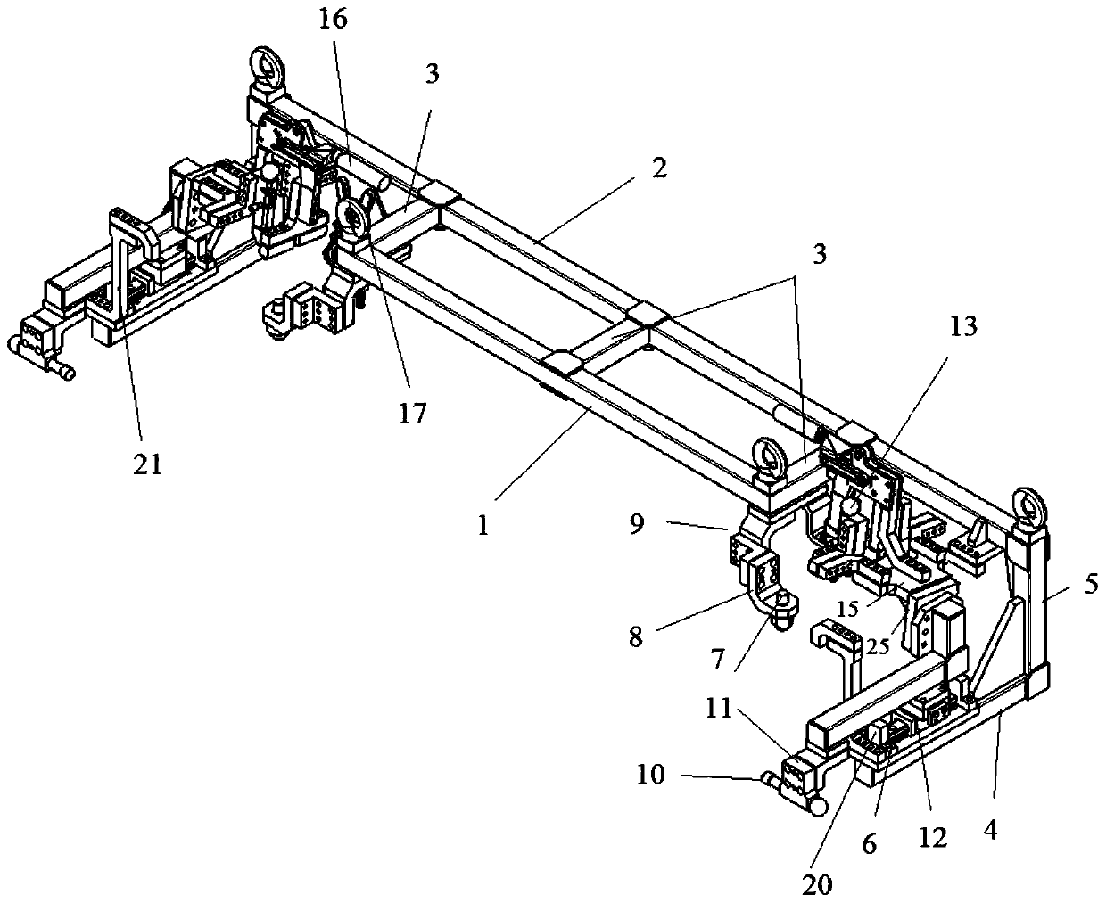 Automobile engine cover hinge assembly tool and assembling method thereof