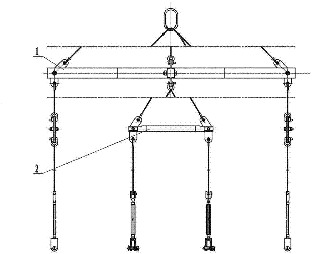 Multi-function combination lifting device for minisatellite