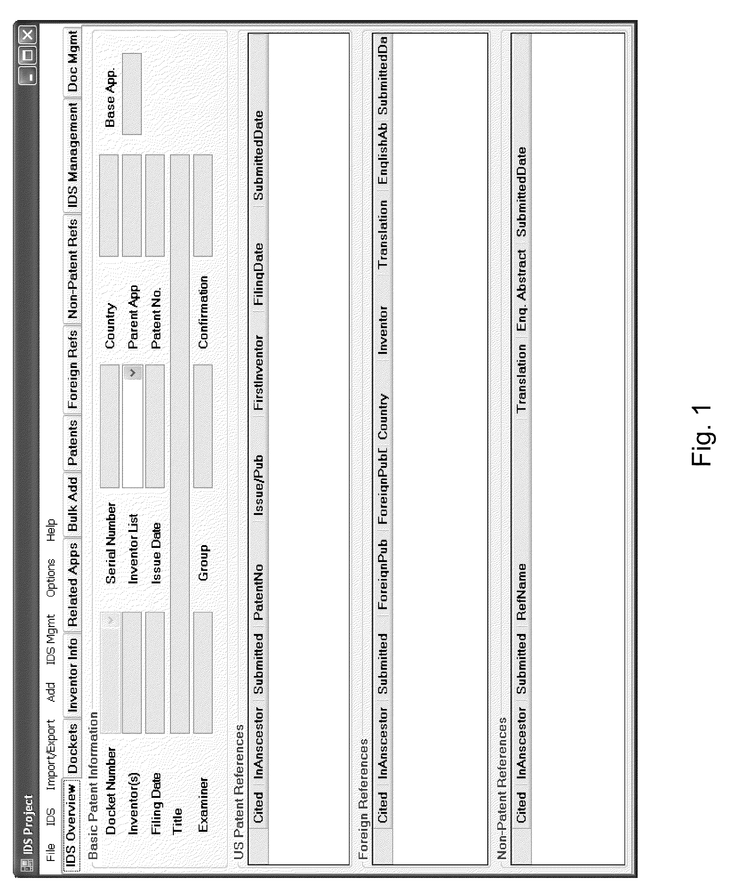 IDS Reference Tracking System