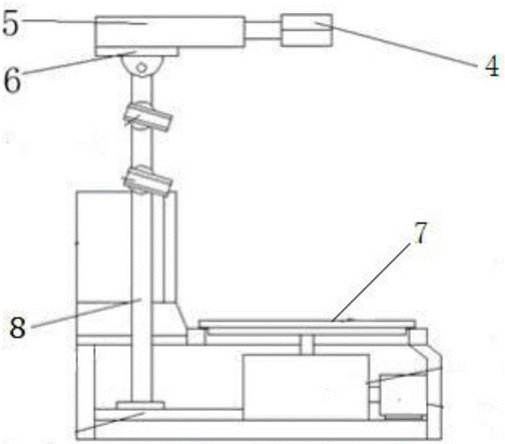 Detection device for rapidly detecting colibacillus