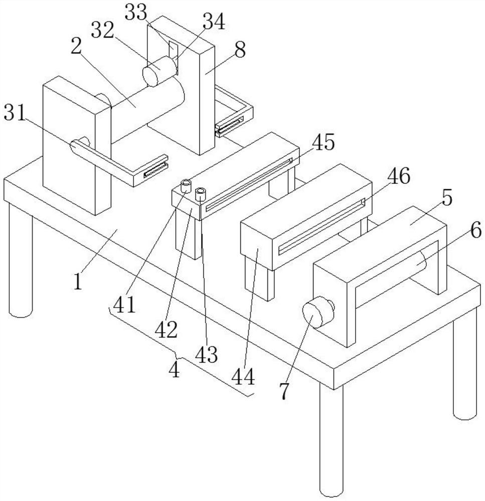 Preparation device for medical and sanitary ES fibers and use method of preparation device