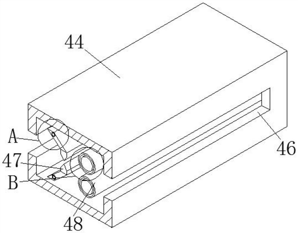 Preparation device for medical and sanitary ES fibers and use method of preparation device