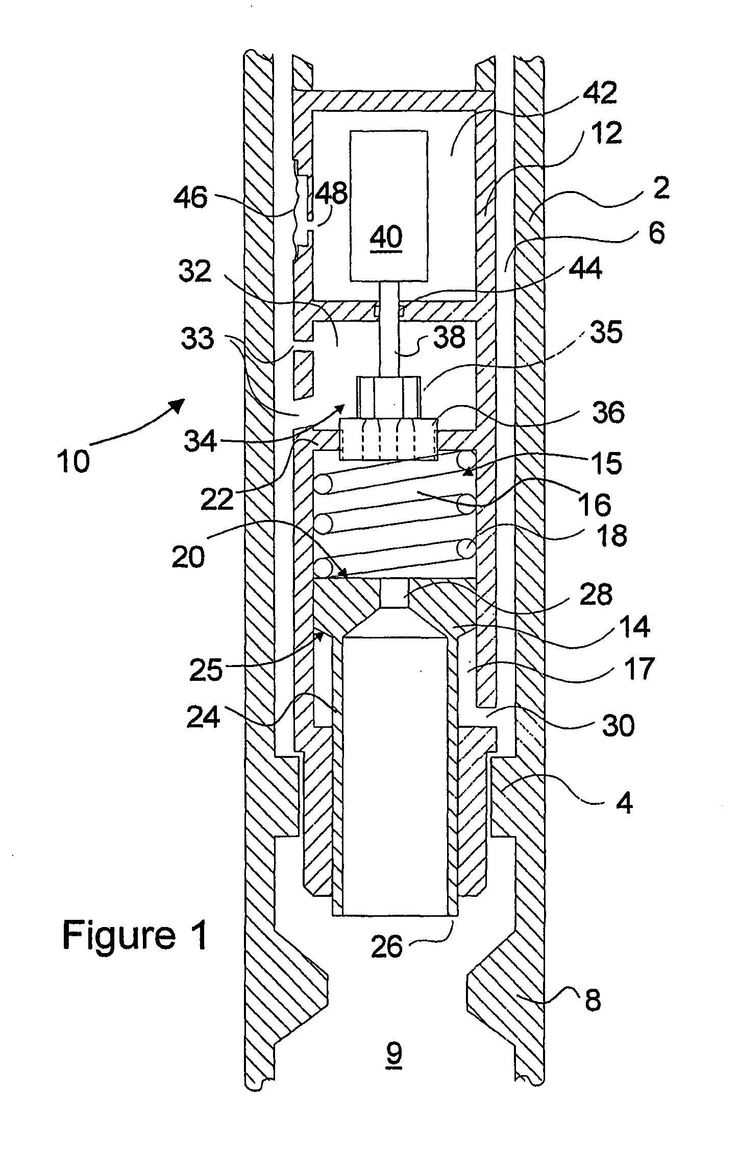 Apparatus for creating pressure pulses in the fluid of a bore hole