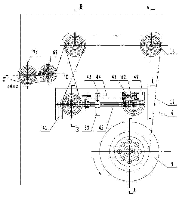 Variable tension adjustment and control device capable of being used for precision winding of optical fiber