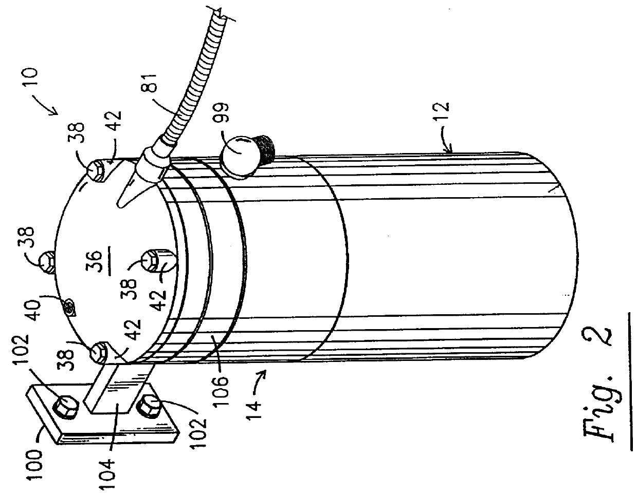 Apparatus for removing solid and volatile contaminants