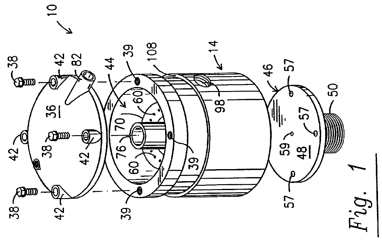 Apparatus for removing solid and volatile contaminants