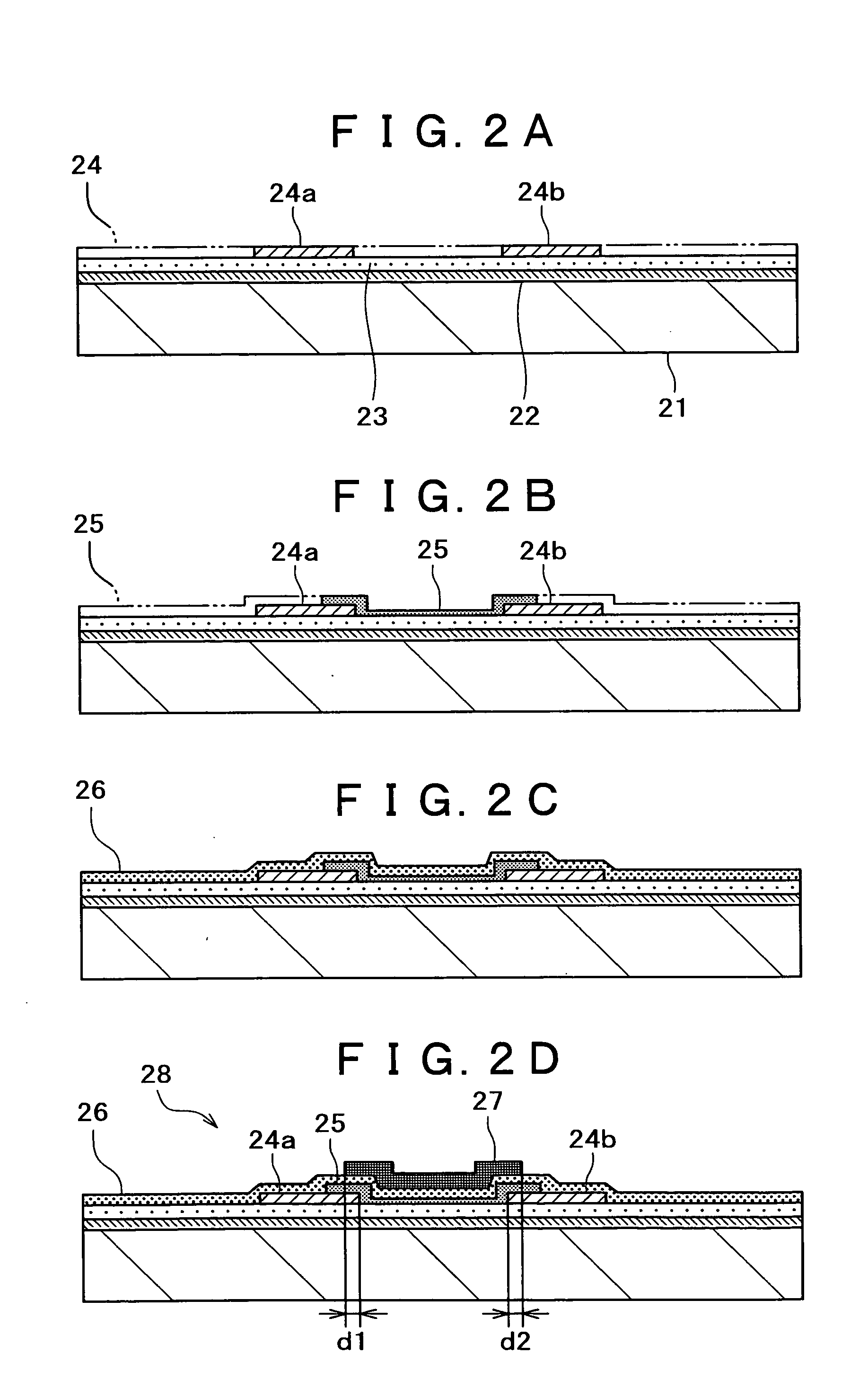 Thin film transistor and method for production thereof
