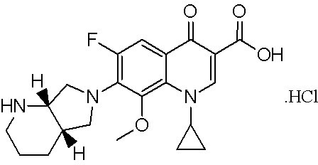 Stable moxifloxacin hydrochloride compound