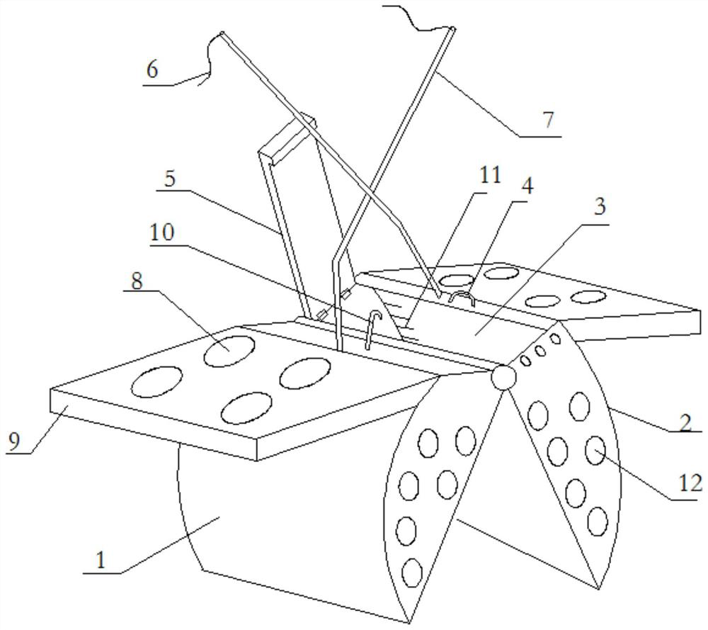 A device and method for quantitatively collecting macrobenthos in sediment