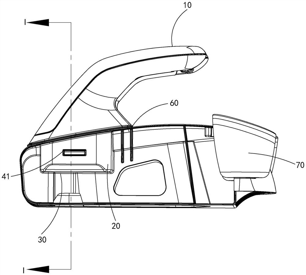 Fixing device for armrest of automobile seat and automobile seat