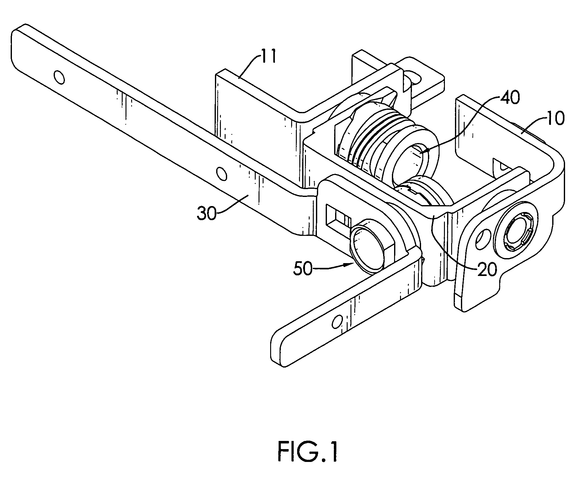 Dual-axis hinge for a portable electronic device