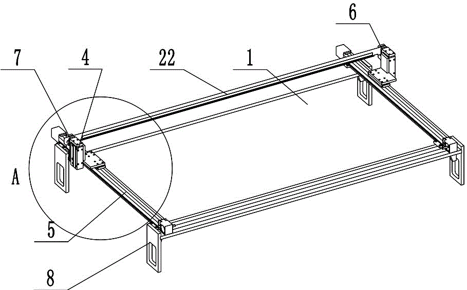 A whole line machine and filling and freeze-drying linkage line