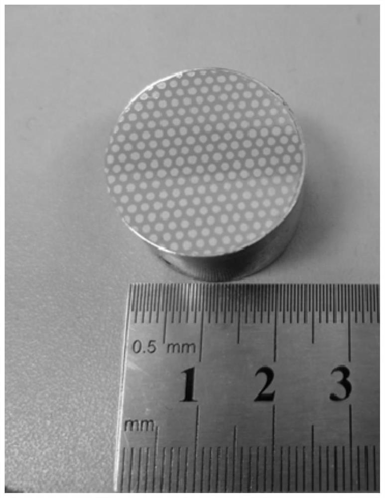 Titanium alloy dot matrix reinforced aluminum matrix composite and preparation method thereof