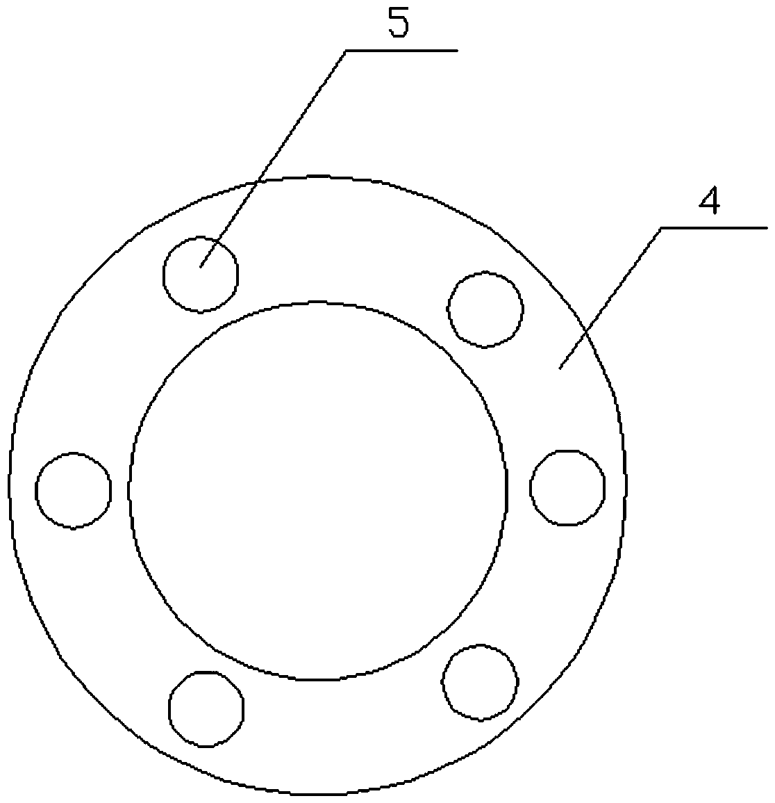 Thrust ball bearing and excavator including thrust ball bearing