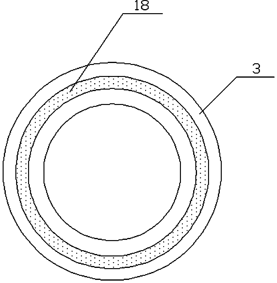 Thrust ball bearing and excavator including thrust ball bearing