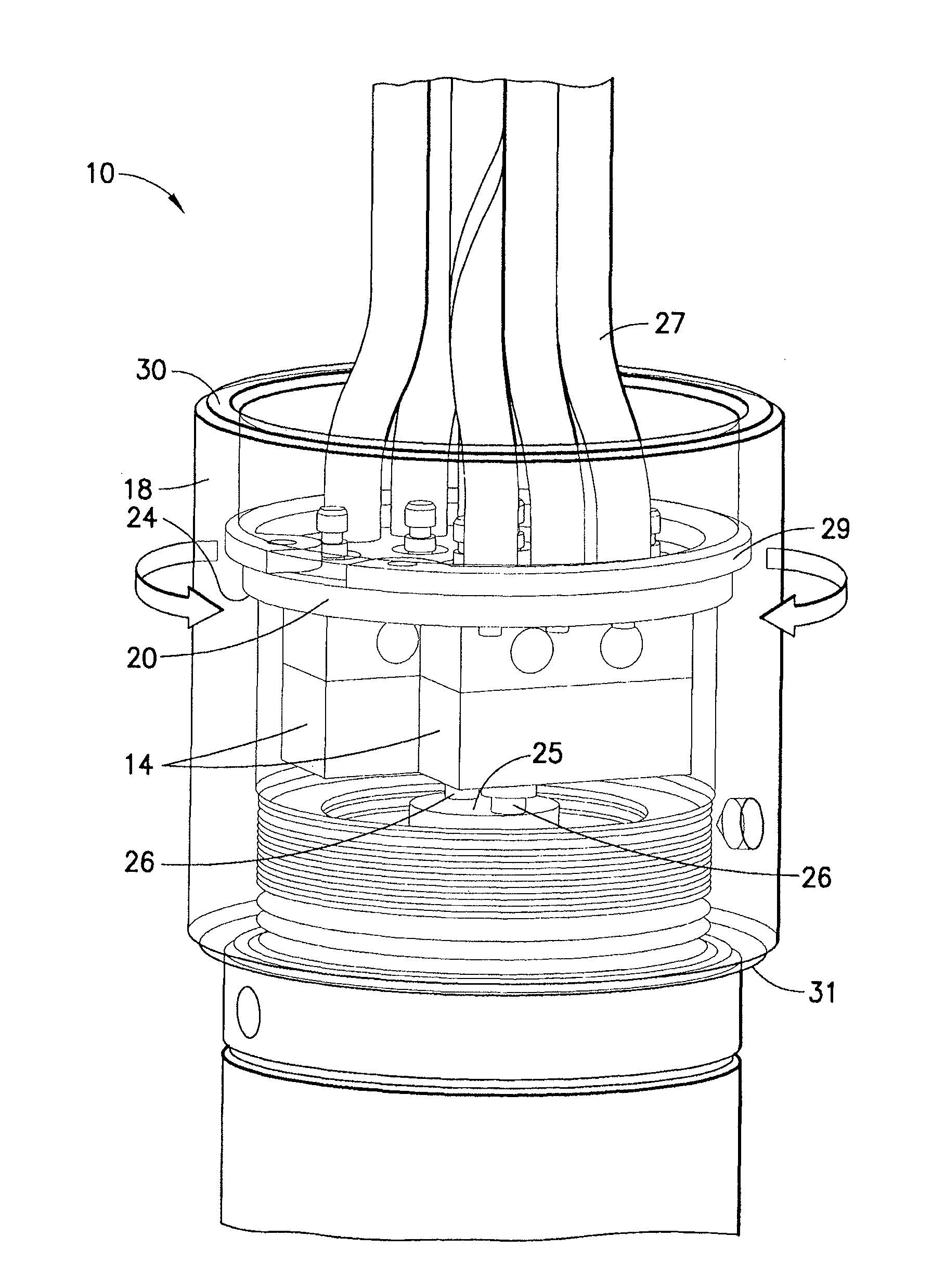 Rotary adjustment for dual switch assembly