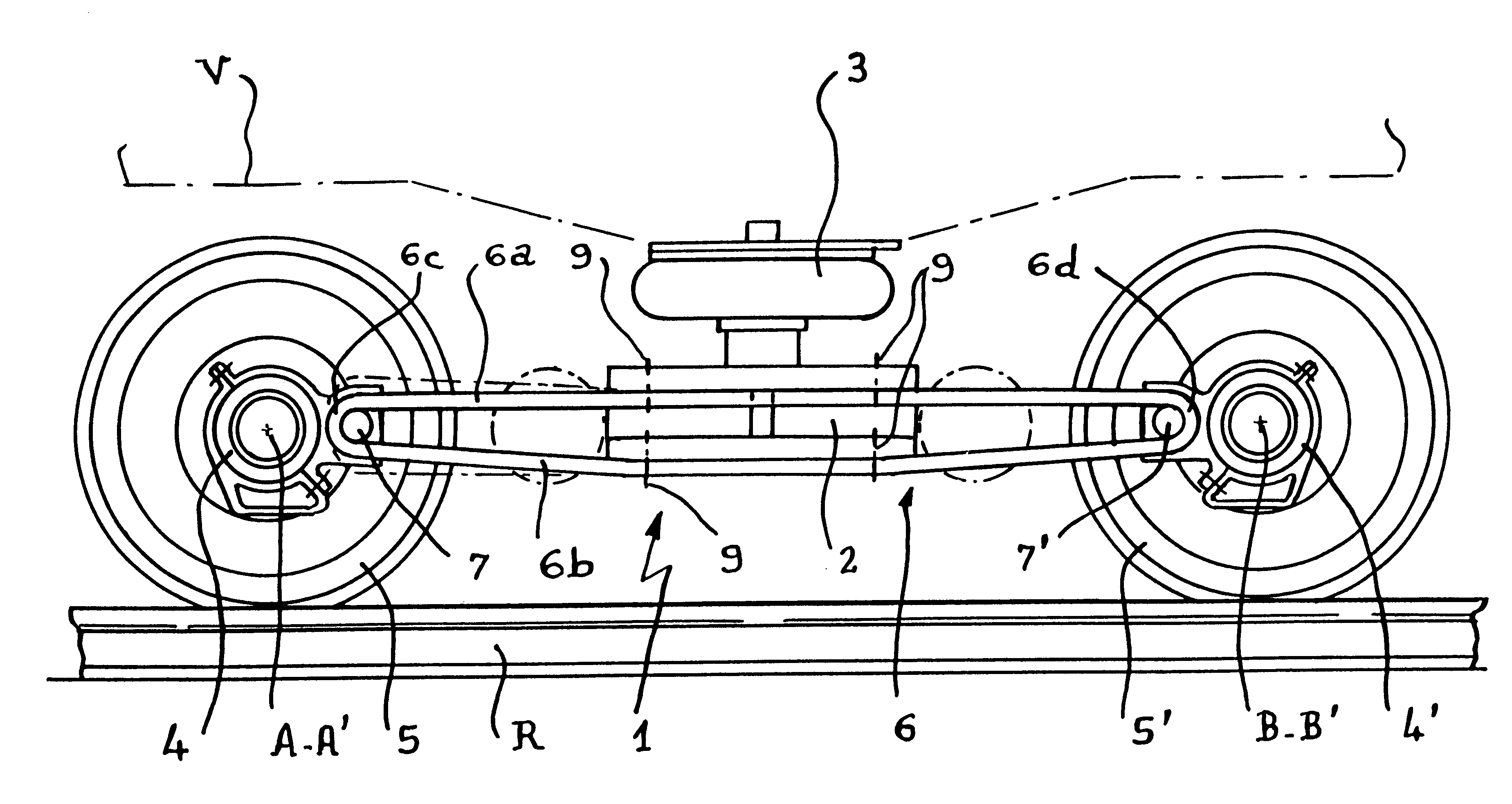 Railway vehicle bogie and process for manufacturing a side member of such a bogie