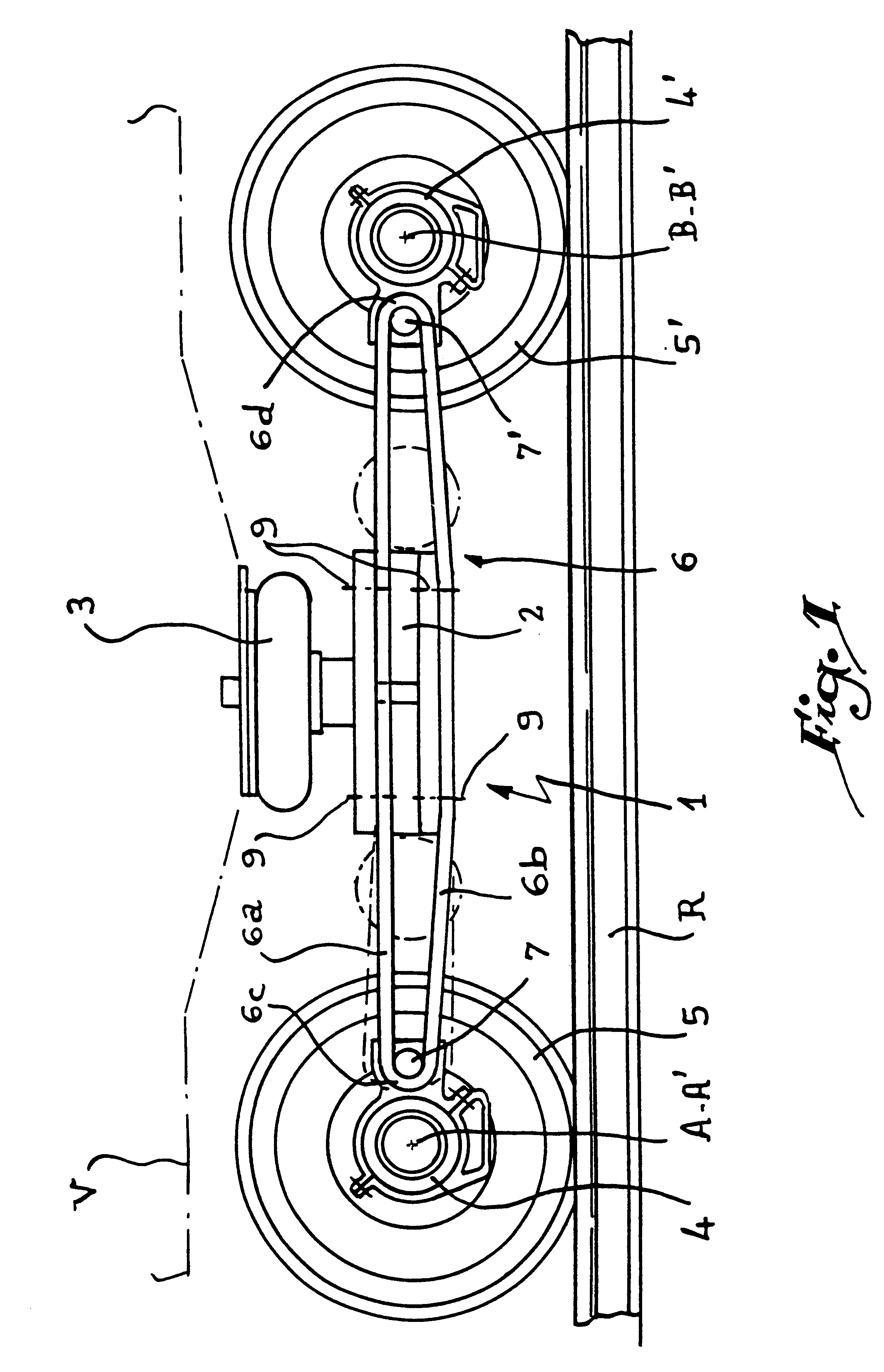 Railway vehicle bogie and process for manufacturing a side member of such a bogie