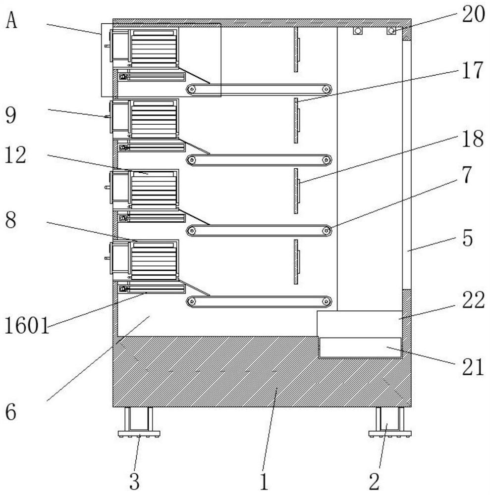 Robot-based automatic medicine dispensing device for western medicine taking window