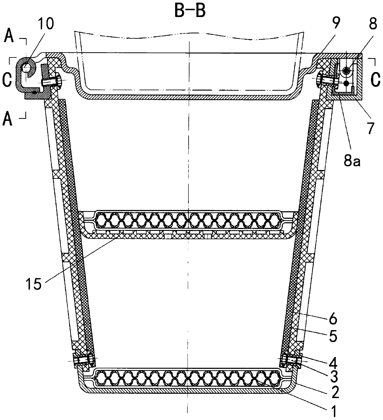 Slanted metal cover bottom operation box with dual sensor rfid and high-strength cushion