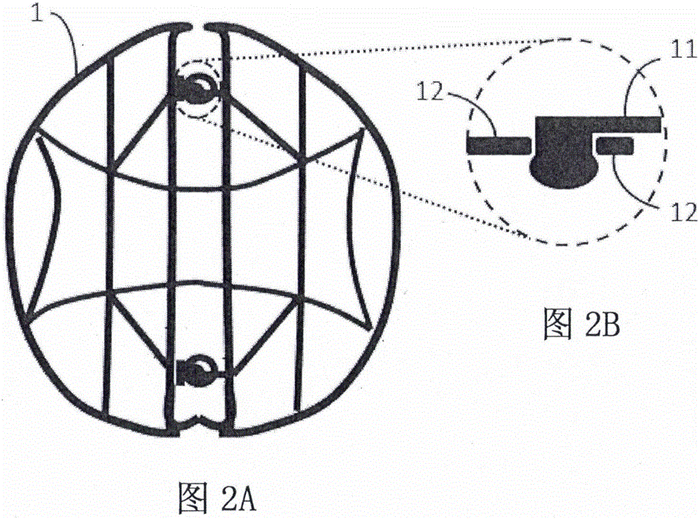 Planar support of three-dimensional mask and three-dimensional mask provided with planar support