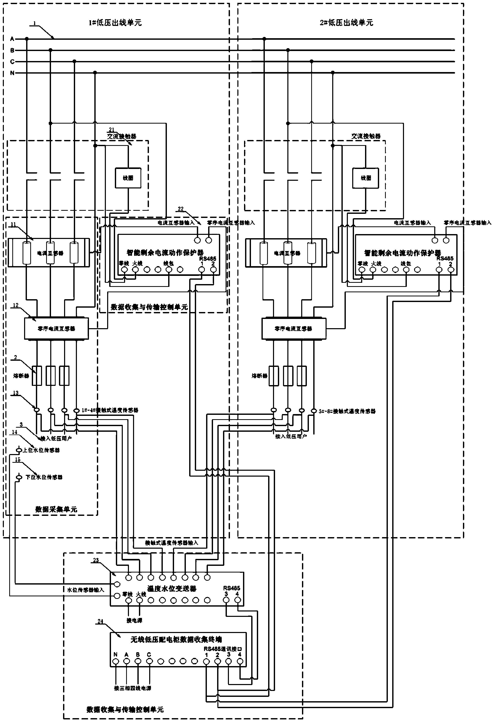 Low-voltage power distribution cabinet safety protection method