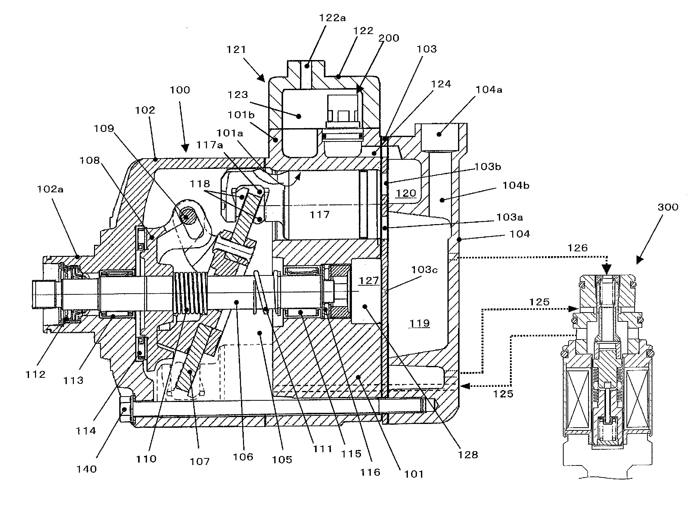 Control Valve and Variable Capacity Swash-Plate Type Compressor Provided with same