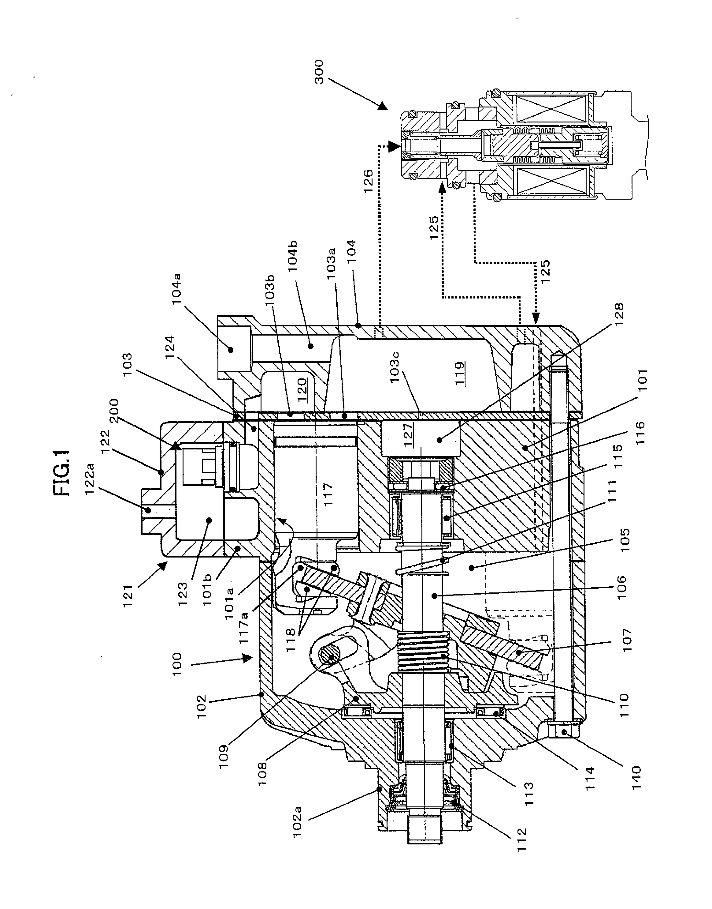 Control Valve and Variable Capacity Swash-Plate Type Compressor Provided with same