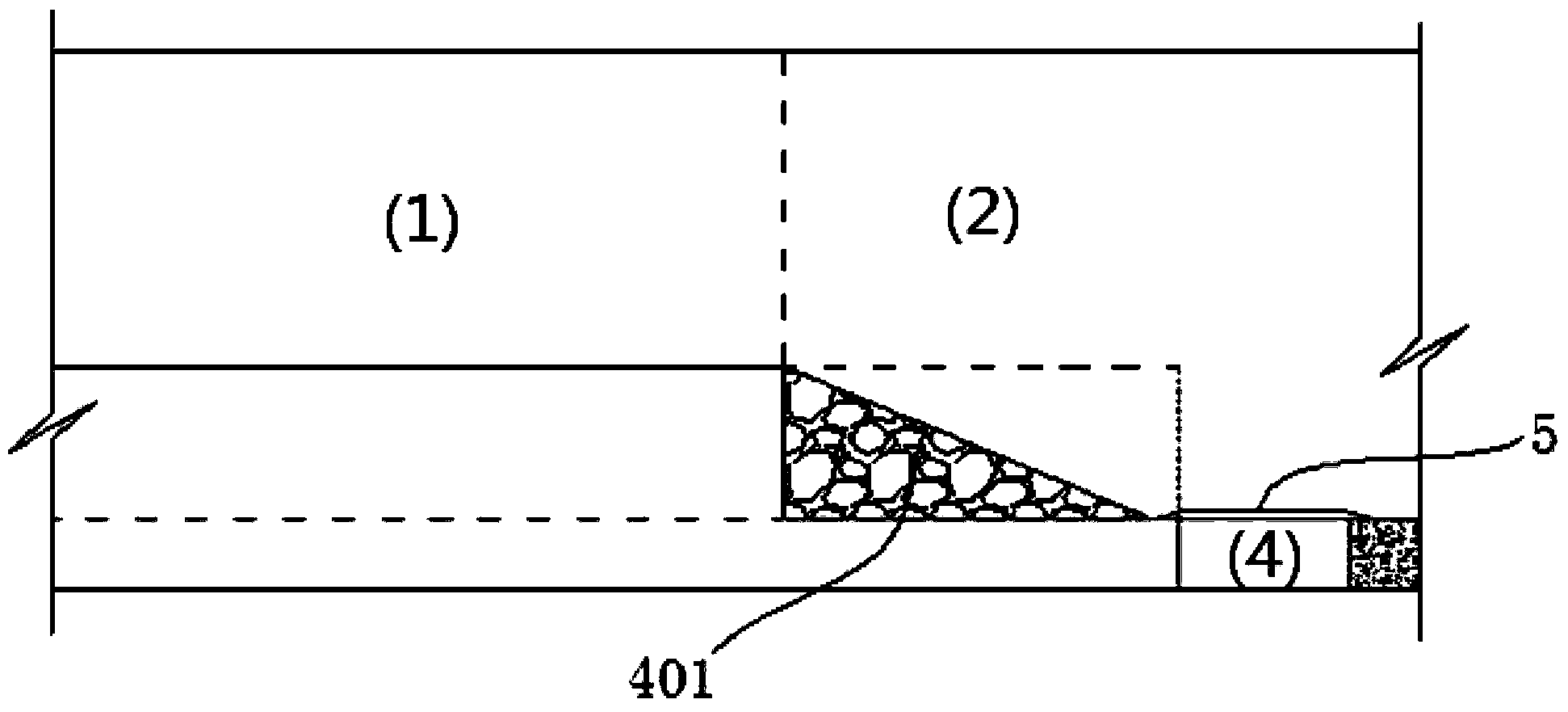 Construction method for excavating weak surrounding rock tunnel by hydraulic breaking hammer