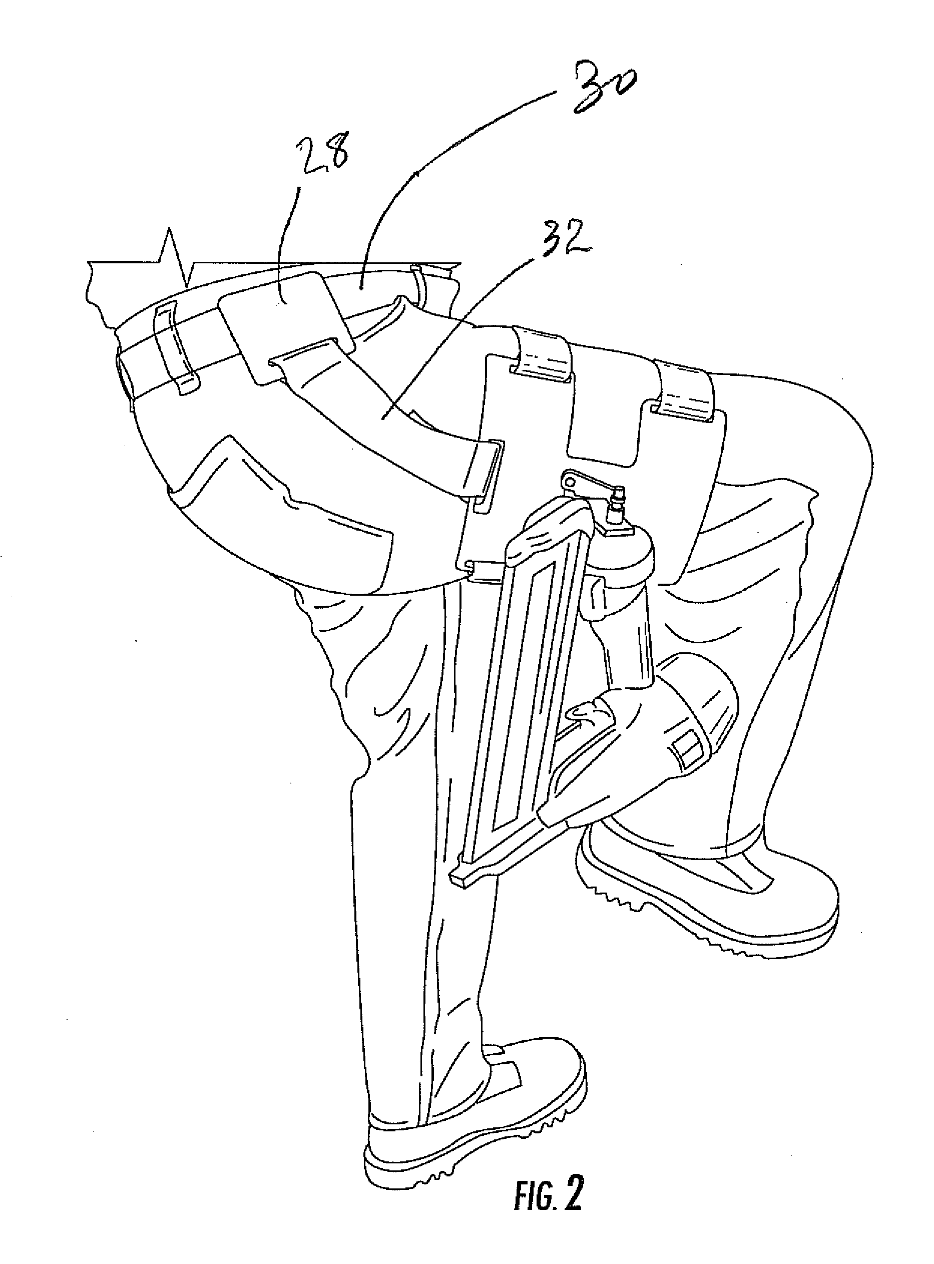 Tool holster for attachment to leg