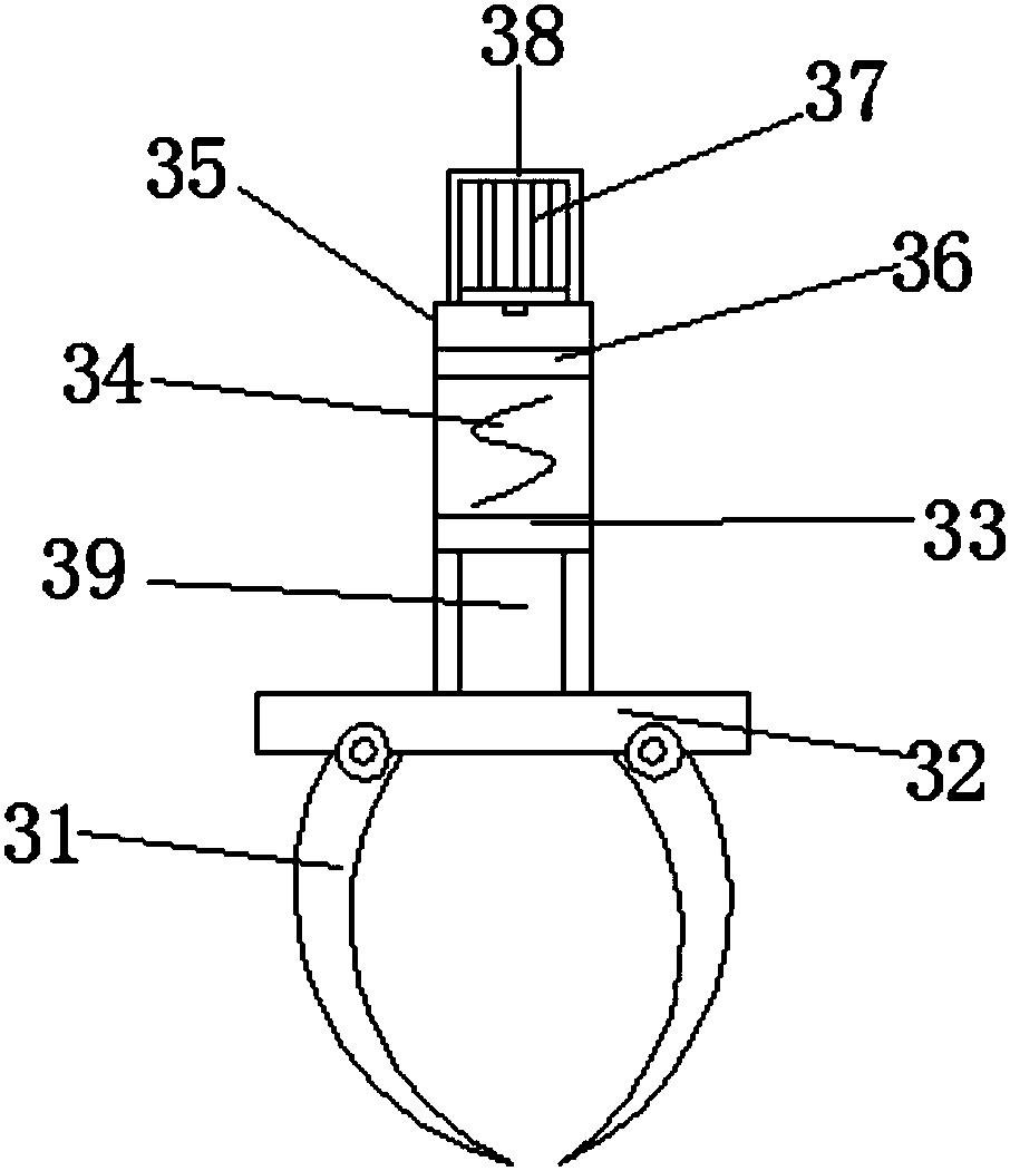 Snow cleaning device for roads