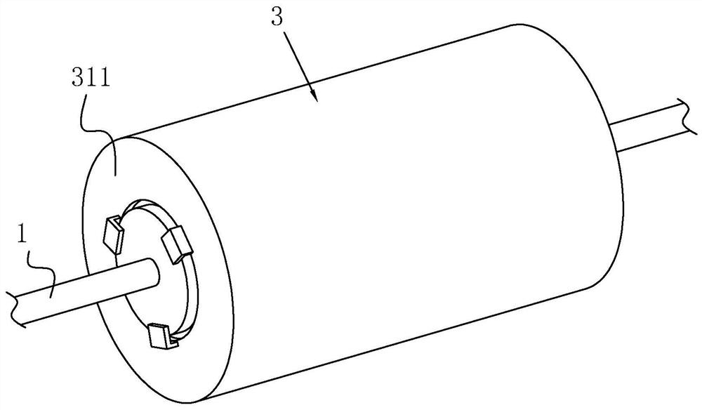 Cable penetration structure and wall penetration construction method thereof