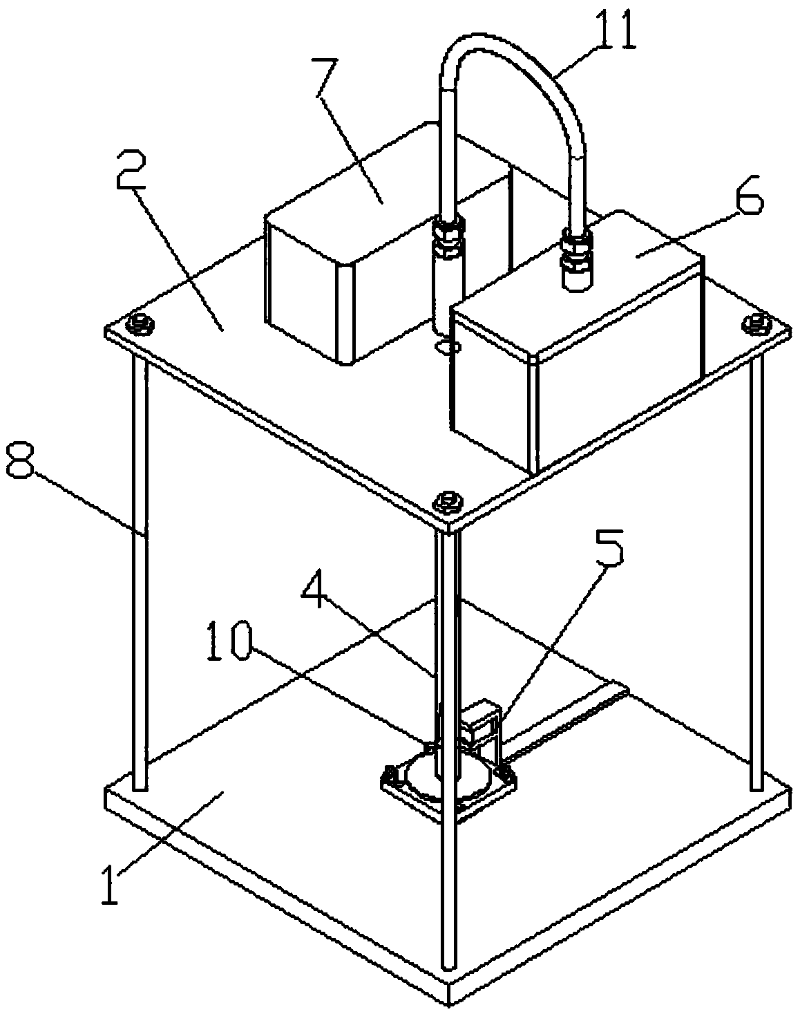 Touchable spatial holographic projection device and application thereof